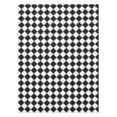 Schwarz-Weiß-Tischsportarten Tischdecke (Vorderseite)