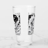 Schwarz-Weiß-Tokio Glas (Links)