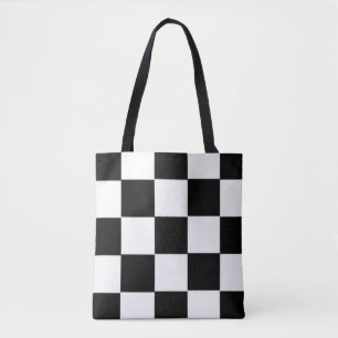 Schwarz-Weiß-Totbeutel Große Tafel Tasche
