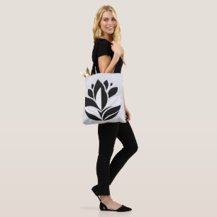 Schwarz-Weiß-Totbeutel Tasche