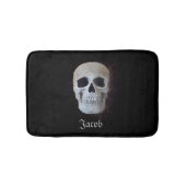 Schwarz-Weiß-trendige Gotik-Design Badematte (Vorderseite)
