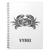 Schwarz-Weiß-Tribal-Krabbe