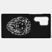 Schwarz-Weiß-Tribal-Lion Samsung Galaxy Hülle (Rückseite (Horizontal))