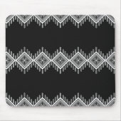 Schwarz-Weiß-Tribal Mousepad (Vorne)