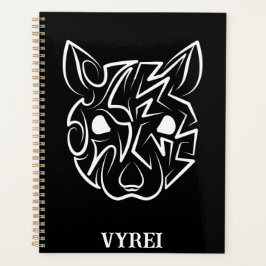 Schwarz-Weiß-Tribal Planer