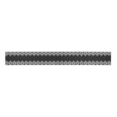 Schwarz-Weiß-Tribal Ripsband (Vorderseite)