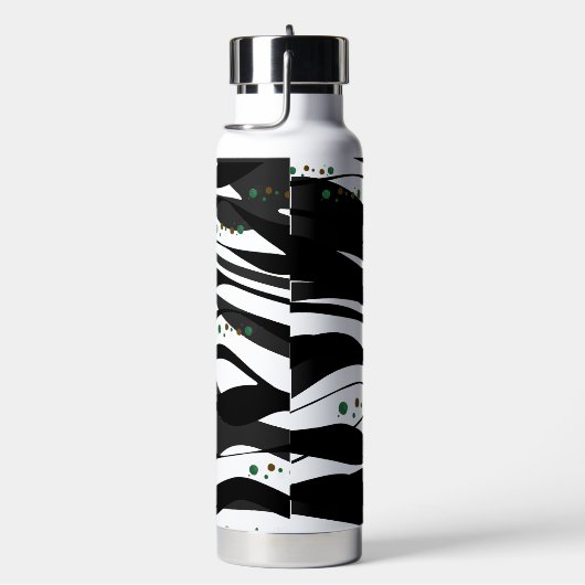 Schwarz/Weiß Trinkflasche (rechts)