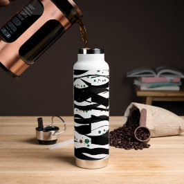Schwarz/Weiß Trinkflasche