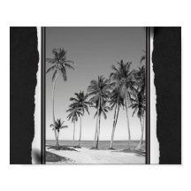 Schwarz-Weiß-Tropenkunst