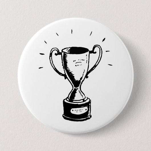 Schwarz-Weiß-Tropfen Button (Vorderseite)