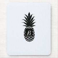 Schwarz & Weiß Tropische Ananas Eleganter Chic