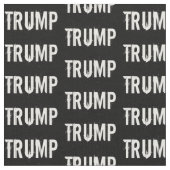 Schwarz-Weiß-TRUMP-Stoff Stoff (Nahaufnahme)