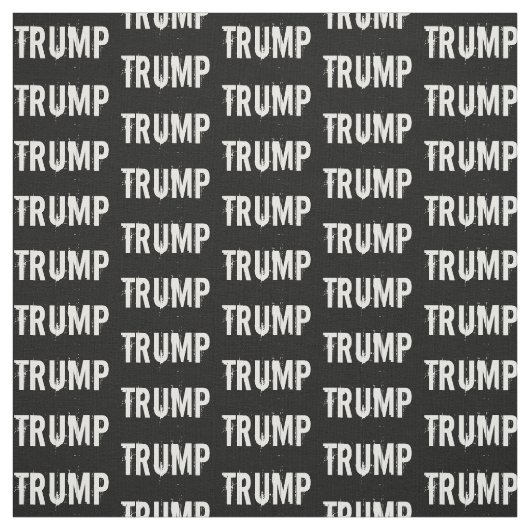 Schwarz-Weiß-TRUMP-Stoff Stoff (Muster)