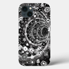 Schwarz-Weiß-Tunneldesign Case-Mate iPhone Hülle