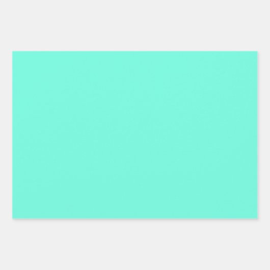 Schwarz-weiß Türkis Ombre Moderne Abstrakte Kunst Geschenkpapier Set (Vorderseite 3)