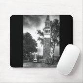 Schwarz-Weiß-Turm Mousepad (Mit Mouse)