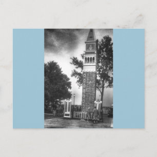 Schwarz-Weiß-Turm Postkarte