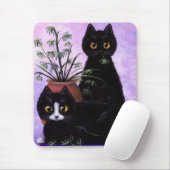 Schwarz-weiß Tuxedo Funny Cat Kreationarts Mousepad (Mit Mouse)