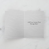 Schwarz/Weiß-Tuxedo Karte (Innenseite)