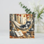 Schwarz-Weiß Tuxedo Katze Traumhaft für Abenteuer (Stehend Vorderseite)