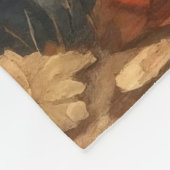 Schwarz-Weiß Tuxedo Katze Traumhaft für Abenteuer Fleecedecke (Ecke)