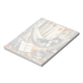 Schwarz-Weiß Tuxedo Katze Traumhaft für Abenteuer Notizblock (Rotiert)