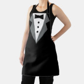 Schwarz-weiß Tuxedo Schürze (InSitu)