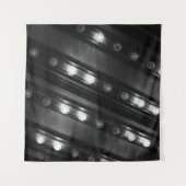 Schwarz-Weiß-Twinkle Wandteppich (Vorderseite (Horizontal))