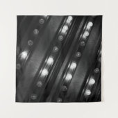 Schwarz-Weiß-Twinkle Wandteppich (Vorderseite)