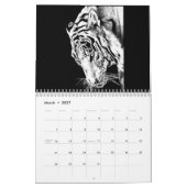 Schwarz, Weiß u. Goldkalender Kalender (Mär 2027)