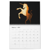 Schwarz, Weiß u. Goldkalender Kalender (Feb 2027)