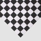 Schwarz/Weiß überprüft Seidenpapier (Detail)