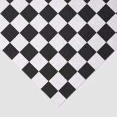 Schwarz/Weiß überprüft Seidenpapier (Detail)