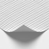 Schwarz-Weiß-Umschlag Geschenkpapier Rolle (Ecke)
