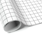 Schwarz-Weiß-Umschlag Geschenkpapier Rolle (Rolleneckpunkt)