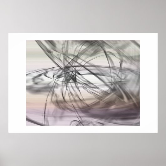 Schwarz, Weiß und Blau Poster (Vorne)