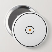 Schwarz-weiß und gelb button (Vorne & Hinten)