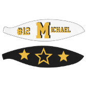 Schwarz, Weiß und Gold Basketball (Panele)