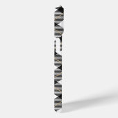 Schwarz-weiß und Gold Kariert Case-Mate iPhone Hülle (Rückseite / Rechts)