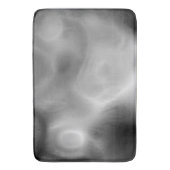 Schwarz, Weiß und Grau Abstrakt Badematte (Vorderseite Vertikal)