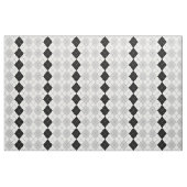 Schwarz Weiß und Grau Argyle Stoff (Yard (91,4 cm))
