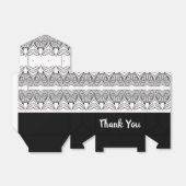 Schwarz-weiß und grau geschenkschachtel (Ungefaltet)