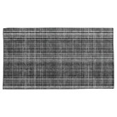 Schwarz, Weiß und Grau-Karo-2-Muster Kissenbezug (Vorderseite-Rechts)