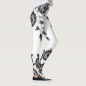 Schwarz-weiß und grau leggings (Rechts)