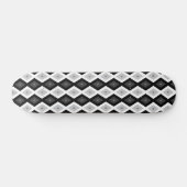 Schwarz, Weiß und Grau Skateboard (Horizontal)