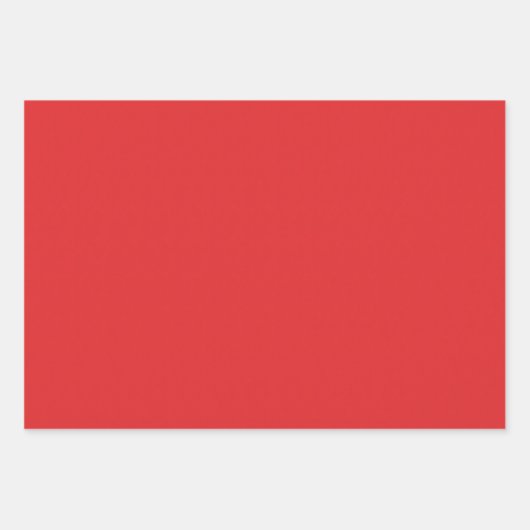 Schwarz, Weiß und Rot Geschenkpapier Set (Vorderseite 3)