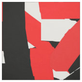 Schwarz, Weiß und Rot Stoff (Muster)