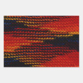 Schwarz, Weiß und Rot - Strick - Papier (Vorderseite 3)