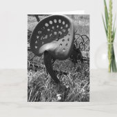 Schwarz, Weiß und Rusty Karte (Vorderseite)