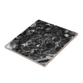 Schwarz-Weiß-Unendlichkeit Fliese (Seite)